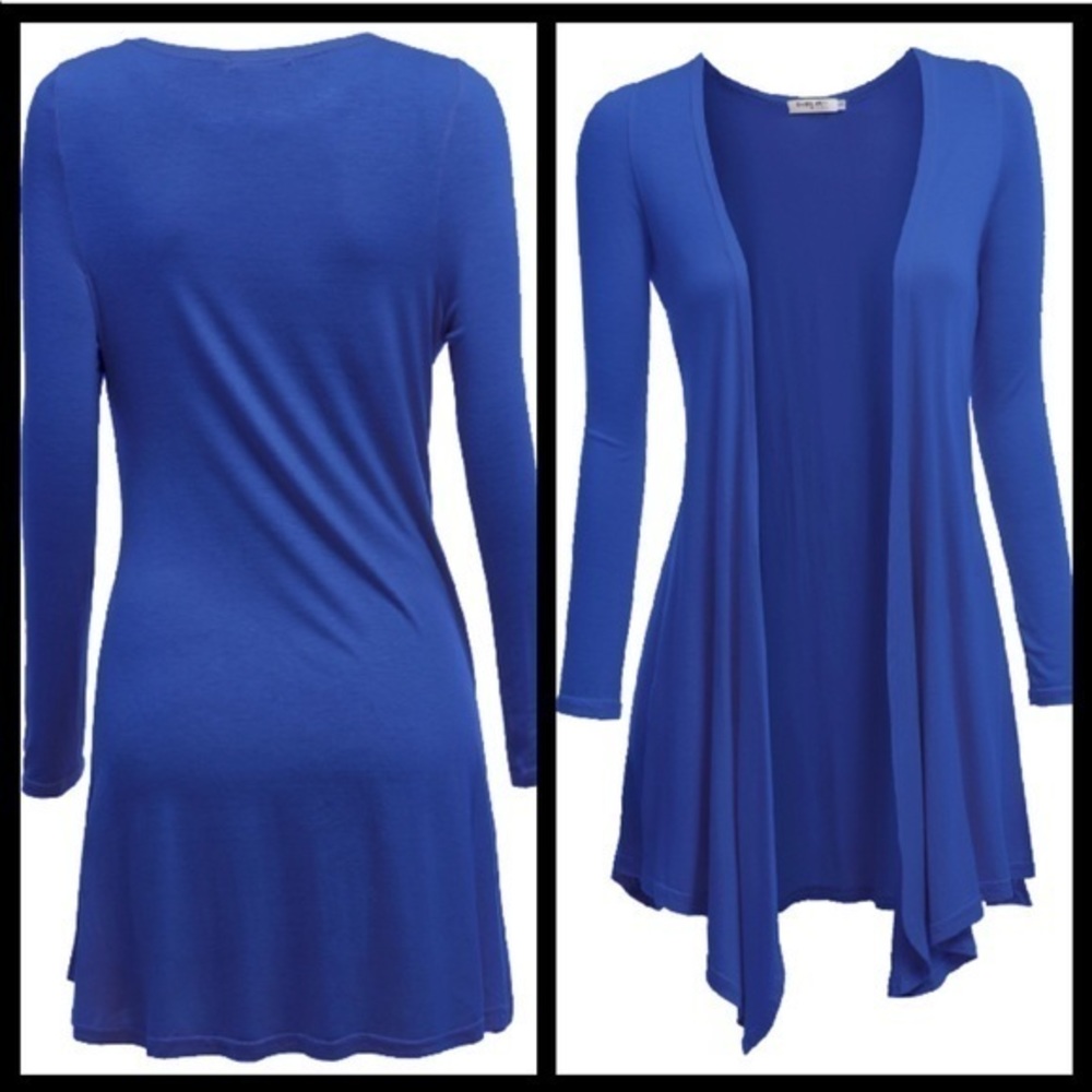 Draped cardigan